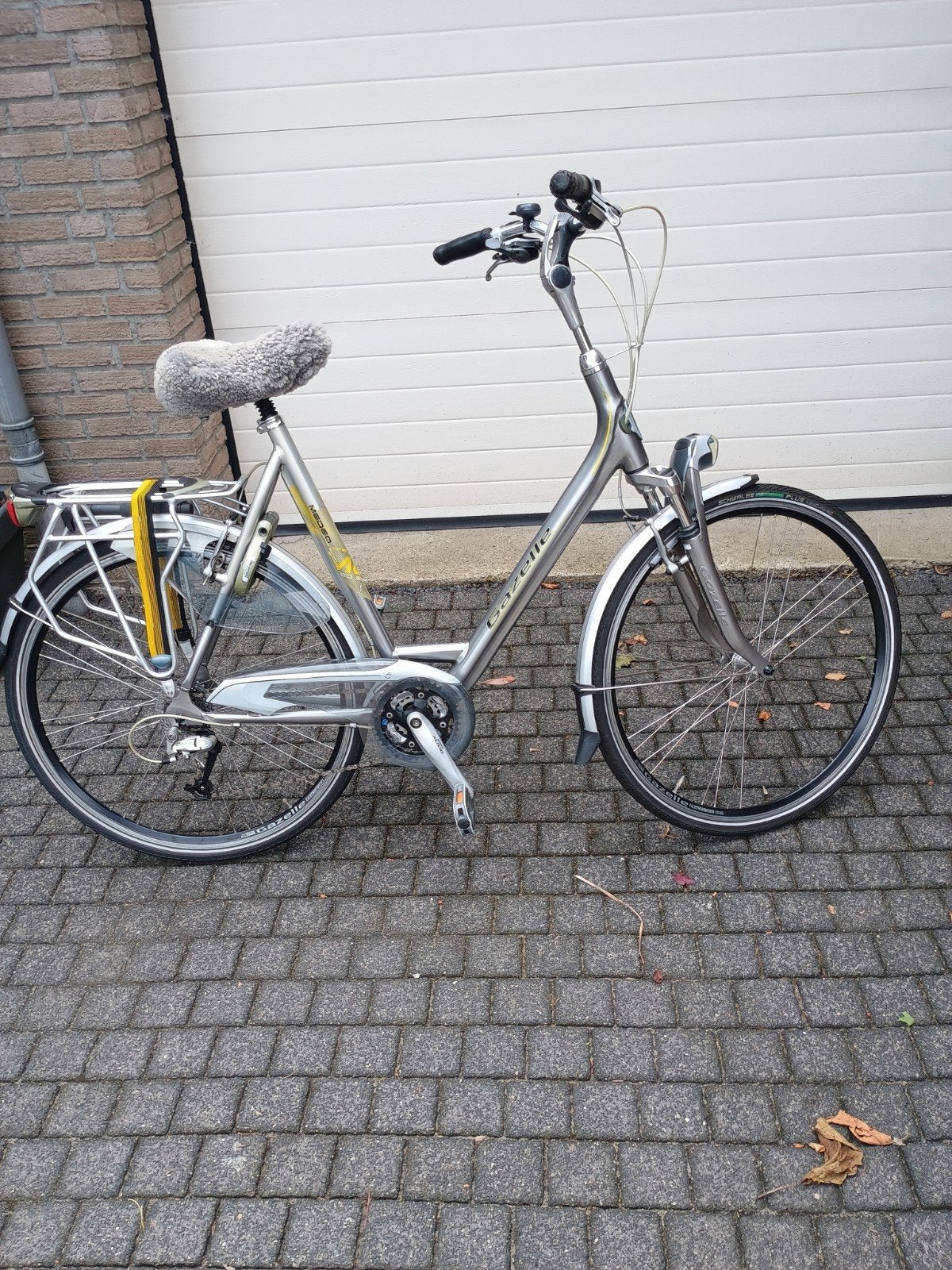 Gazelle Medeo Limited Edition Damesfiets 28 inch, 61 cm, Gebruikt, Velgrem, Versnellingen, Gazelle