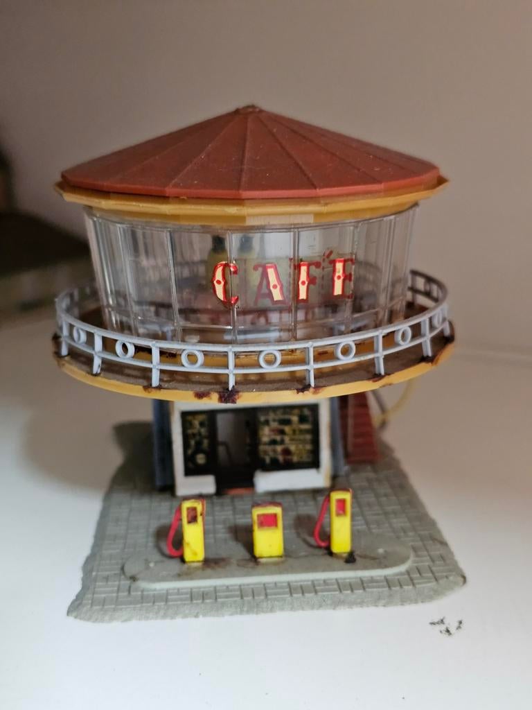 Modeltrein Ho tankstation, Hobby en Vrije tijd, Modeltreinen | H0, Ophalen of Verzenden, Gelijkstroom, Wagon, Roco