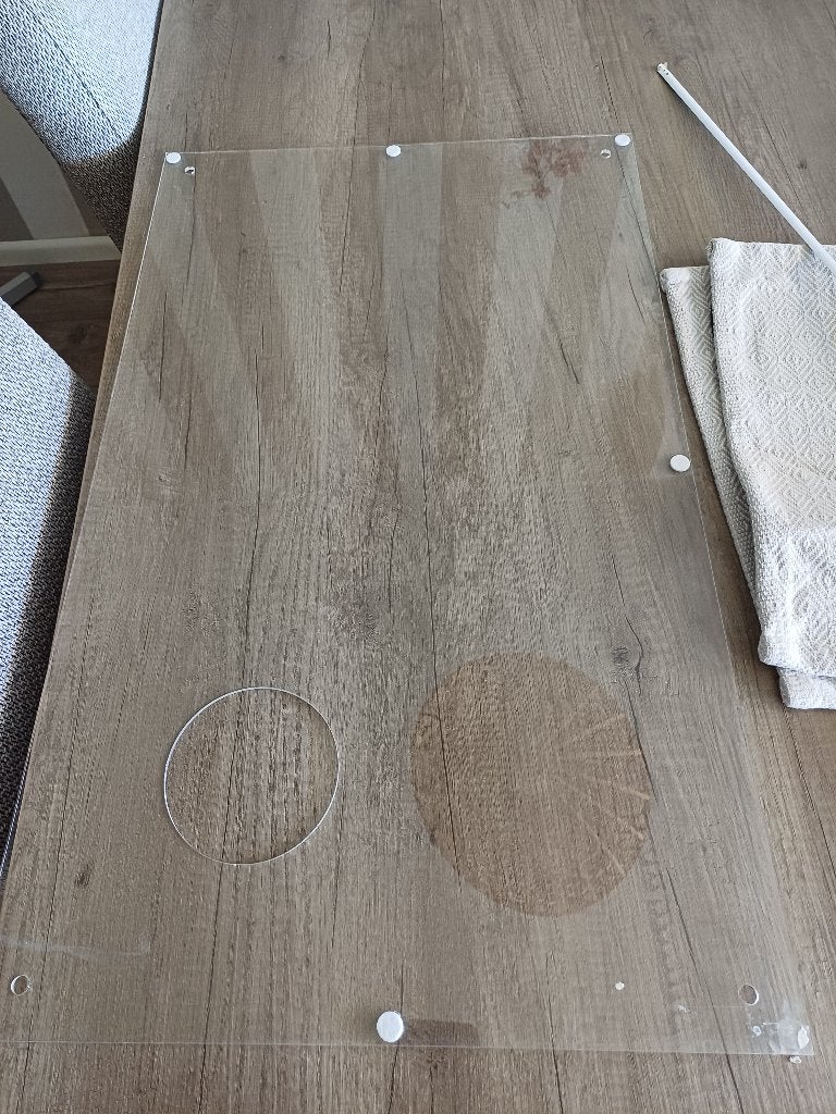 Plexiglas afdichtset  voor klepraam mobiele airco, Ophalen, Zo goed als nieuw