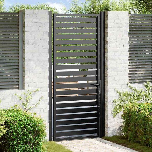 Aluminium tuinpoort tuinhek draaihek zwart GRATIS BEZORGD!, Tuin en Terras, Tuinpoorten, 100 tot 150 cm, Verzenden, Draaipoort