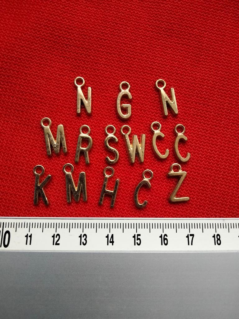 kettinghangers letters, Ophalen, Zilver, Overige materialen