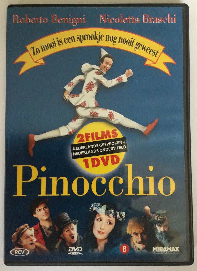 Pinocchio DVD, Gebruikt, Overige typen, Overige soorten, Ophalen of Verzenden