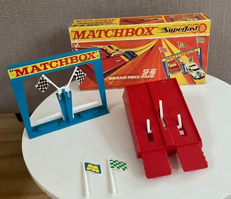 Matchbox Grand Prix Pack SF-16, Ophalen of Verzenden, Zo goed als nieuw, Auto