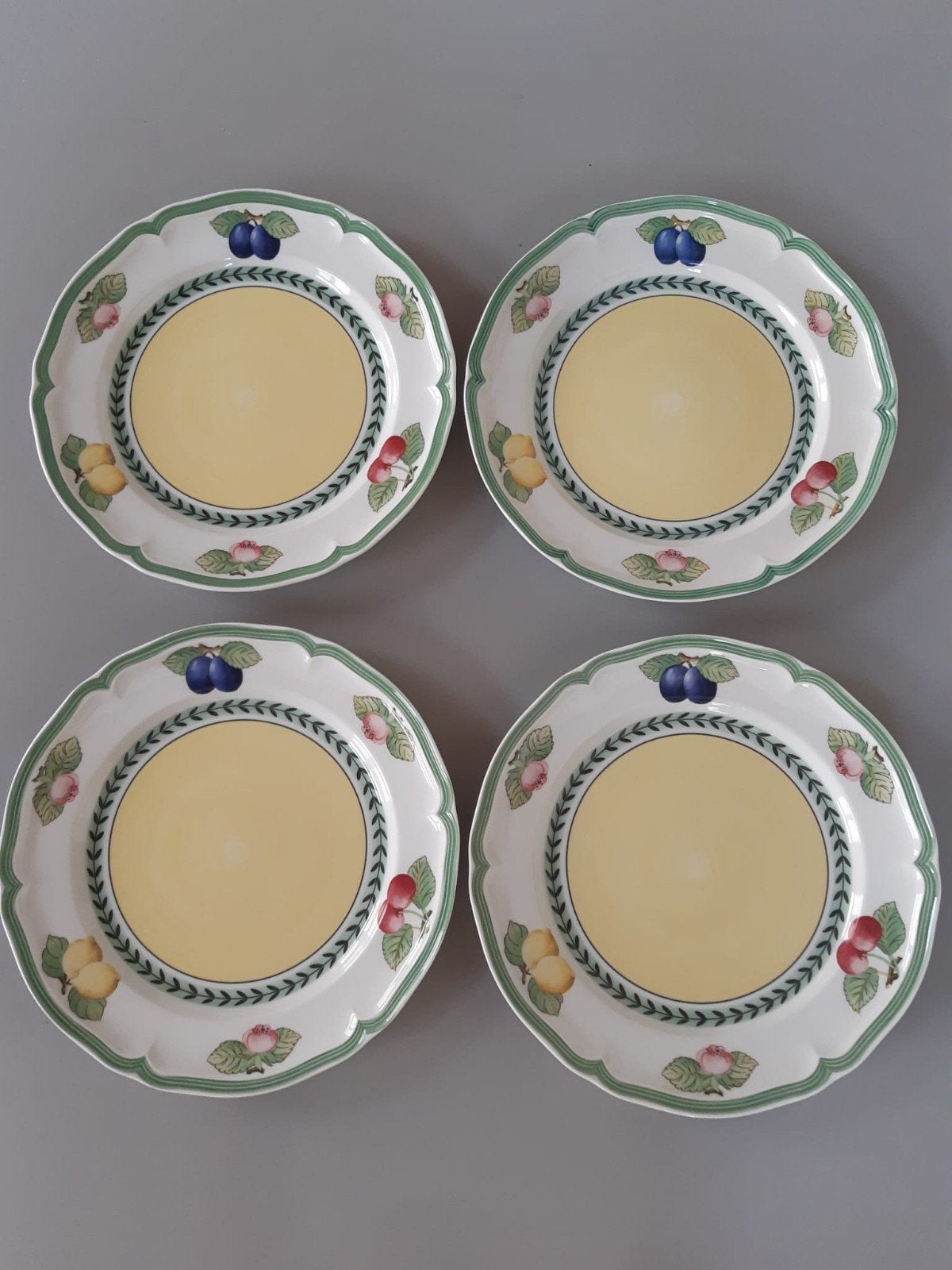 4 Dinerborden Villeroy en Boch French Garden Nieuw, Nieuw, Ophalen of Verzenden, Bord(en), Overige stijlen
