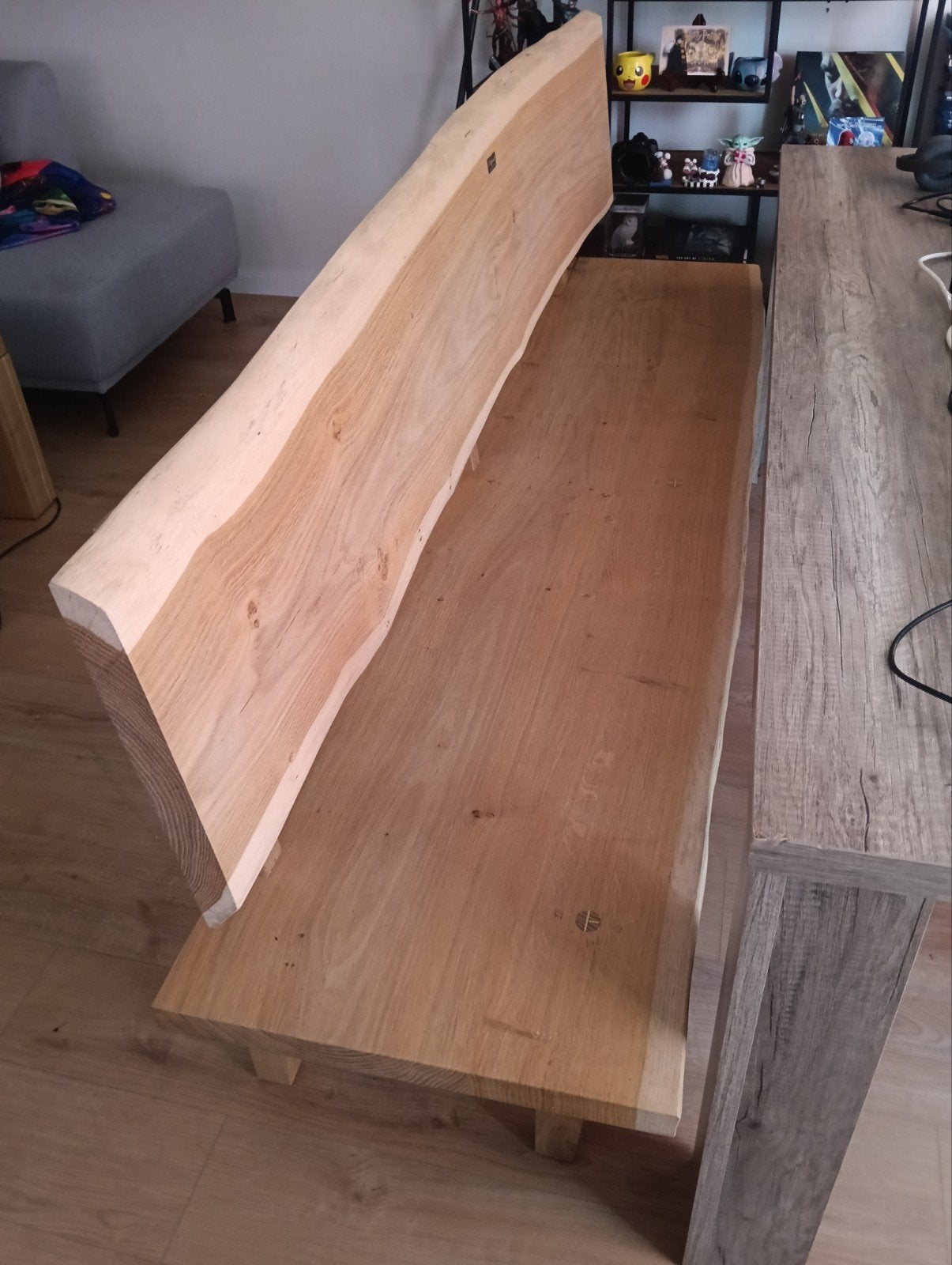 Zelfgemaakte bankstel, Ophalen, Minder dan 75 cm, Zo goed als nieuw, Rechte bank