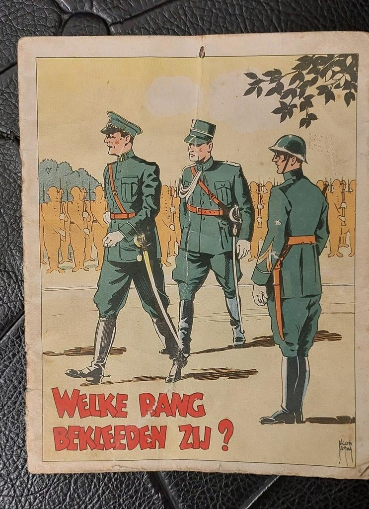 Welke rang bekleeden zij, Ophalen of Verzenden