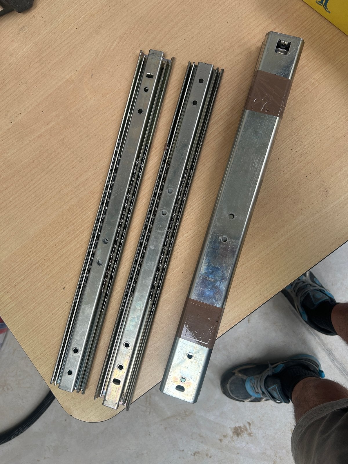 Accuride 1012 ladegeleiders - 2 sets - 500mm heavy duty, Ophalen of Verzenden, Gebruikt, 50 tot 100 mm, Overige typen