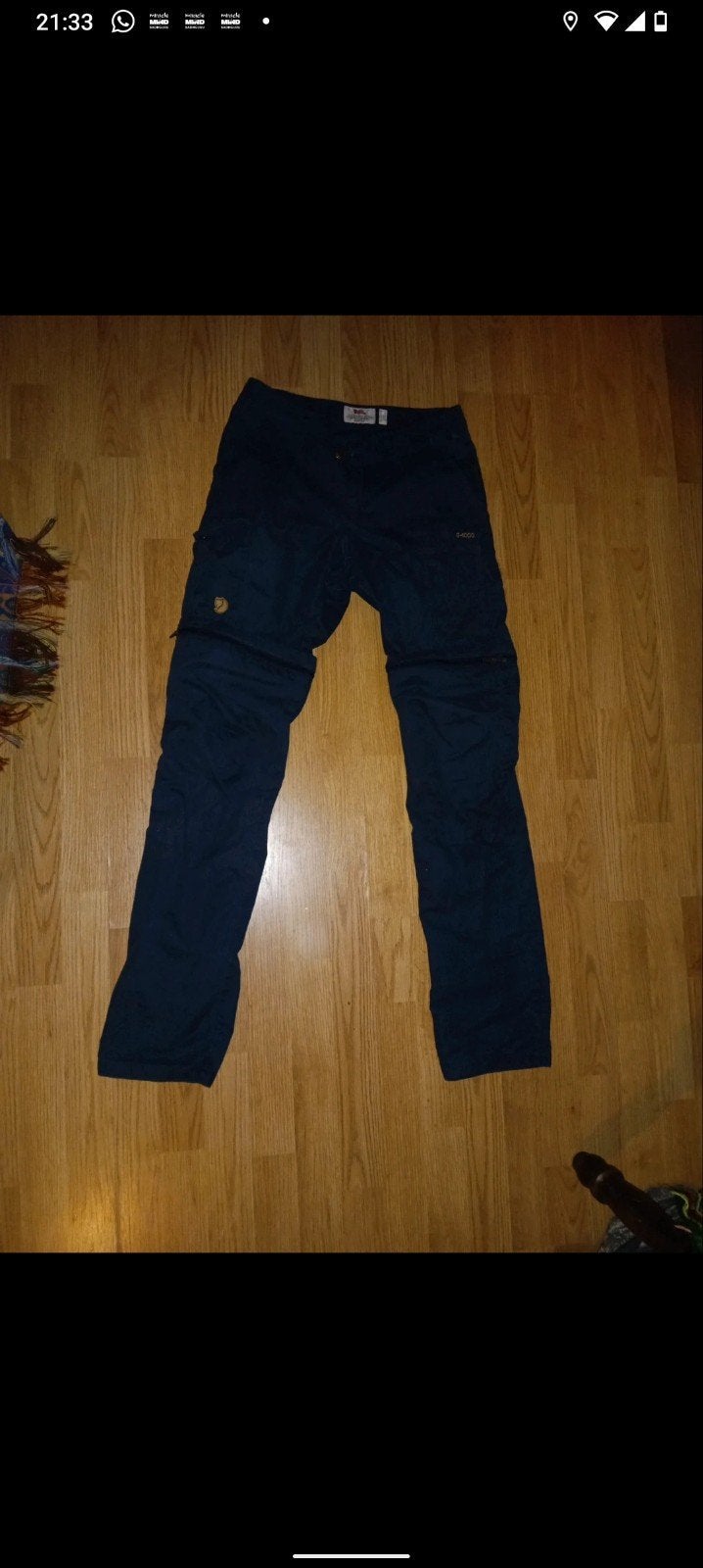Fjallraven Afritsbroek - Donkerblauw,, Kleding | Dames, Broeken en Pantalons, Blauw, Fjallraven, Ophalen of Verzenden, Maat 36 (S)