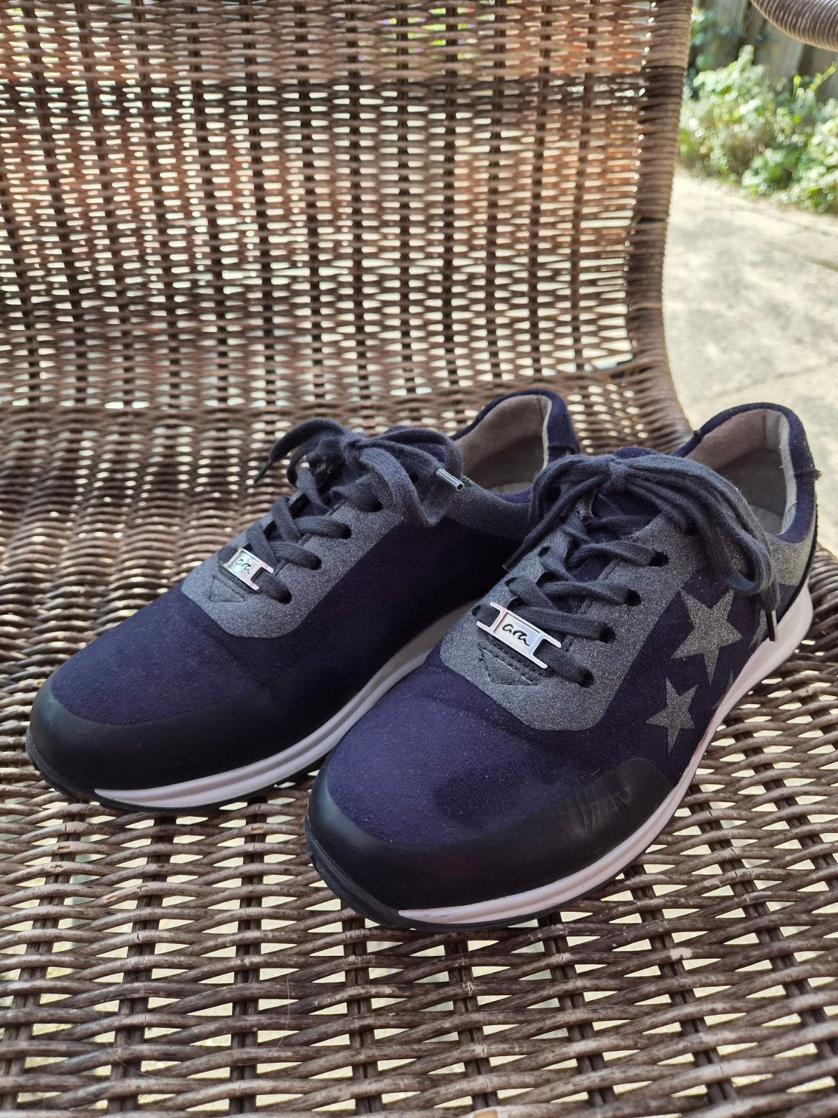 Ara sneakers maat 4,5 / 37,5 marineblauw, Blauw, Ophalen of Verzenden, Ara, Sneakers of Gympen