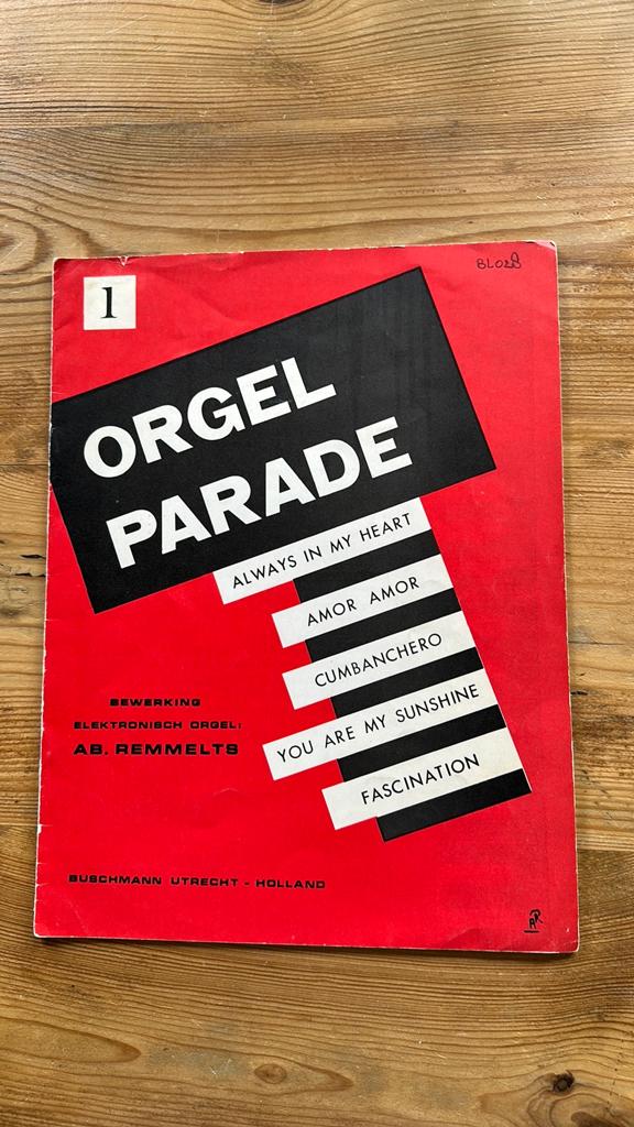 Orgel parade, Muziek en Instrumenten, Orgel, Klassiek, Ophalen of Verzenden, Zo goed als nieuw