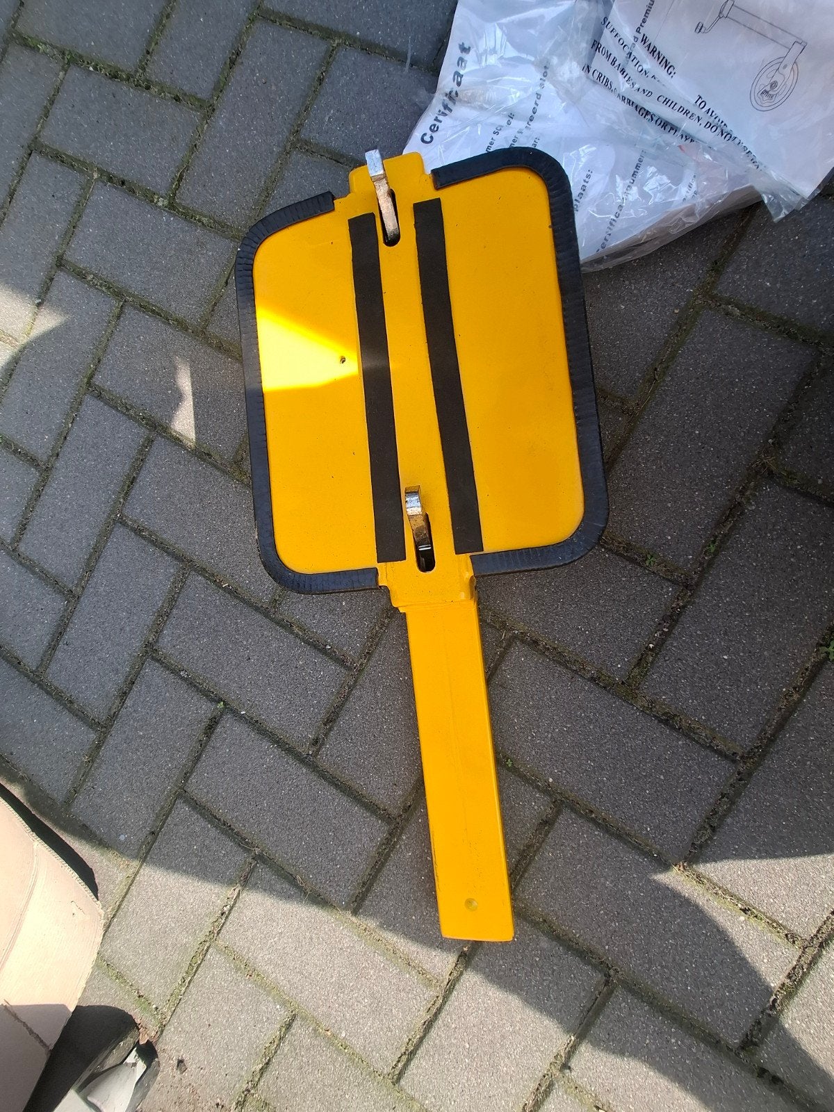 Camplock Wielklem - Radkralle - Wheel Clamp, Ophalen of Verzenden, Zo goed als nieuw