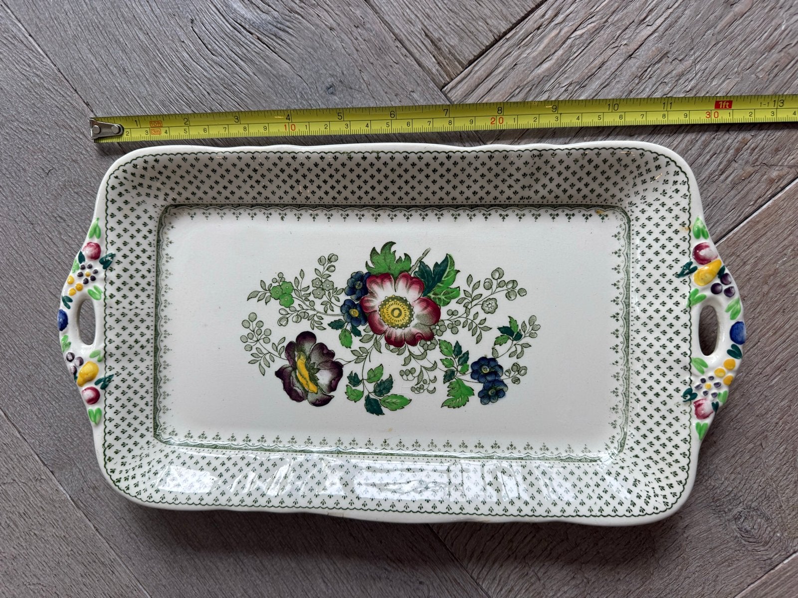 Mason's Ironstone "Paynsley Patt" serveerschaal antiek uniek, Antiek en Kunst, Ophalen of Verzenden