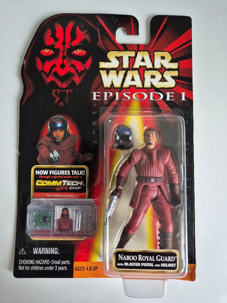 Star Wars EP1 Naboo Royal Guard with Blaster Pistol, Ophalen of Verzenden, Nieuw, Actiefiguurtje