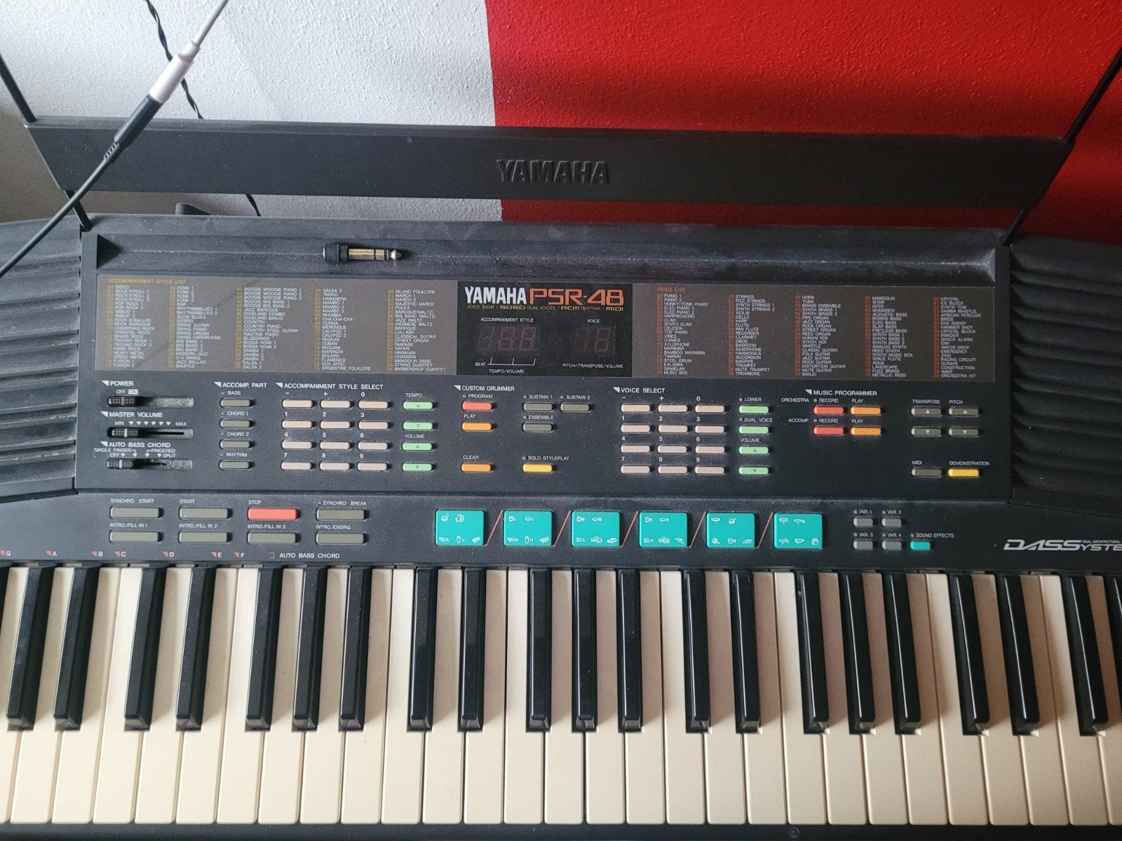 Yamaha PSR-48 Keyboard met standaard, Muziek en Instrumenten, Keyboards, Ophalen of Verzenden