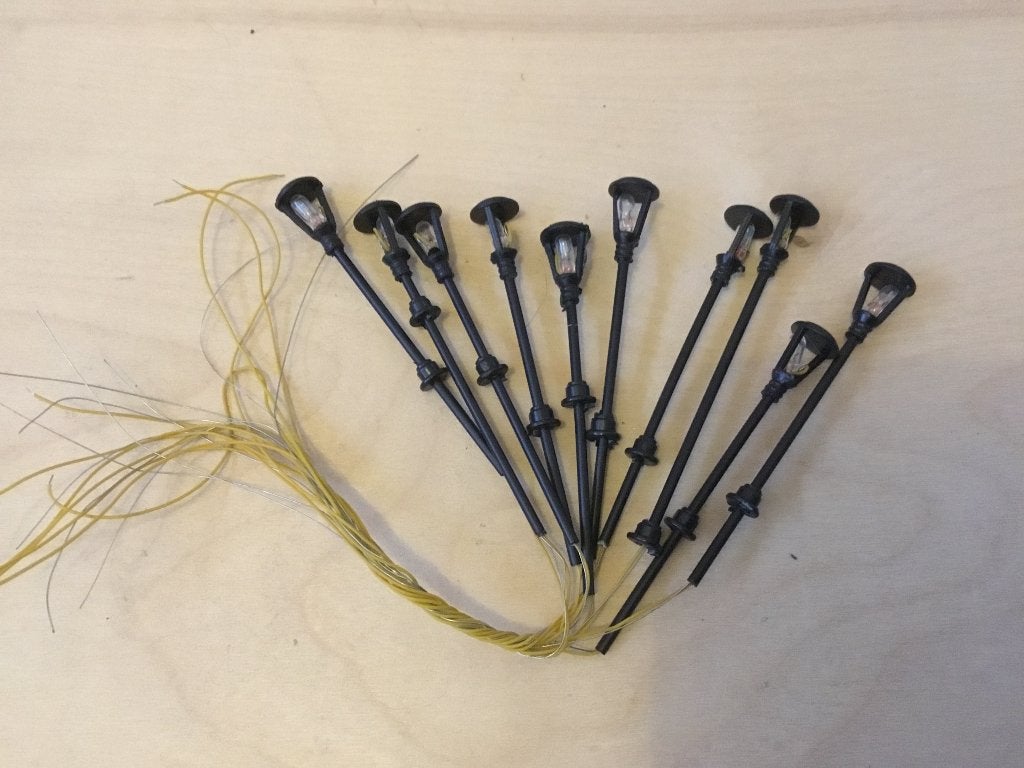 10 x straatlantaarn nieuw, Overige merken, Gelijkstroom, Overige typen, Nieuw