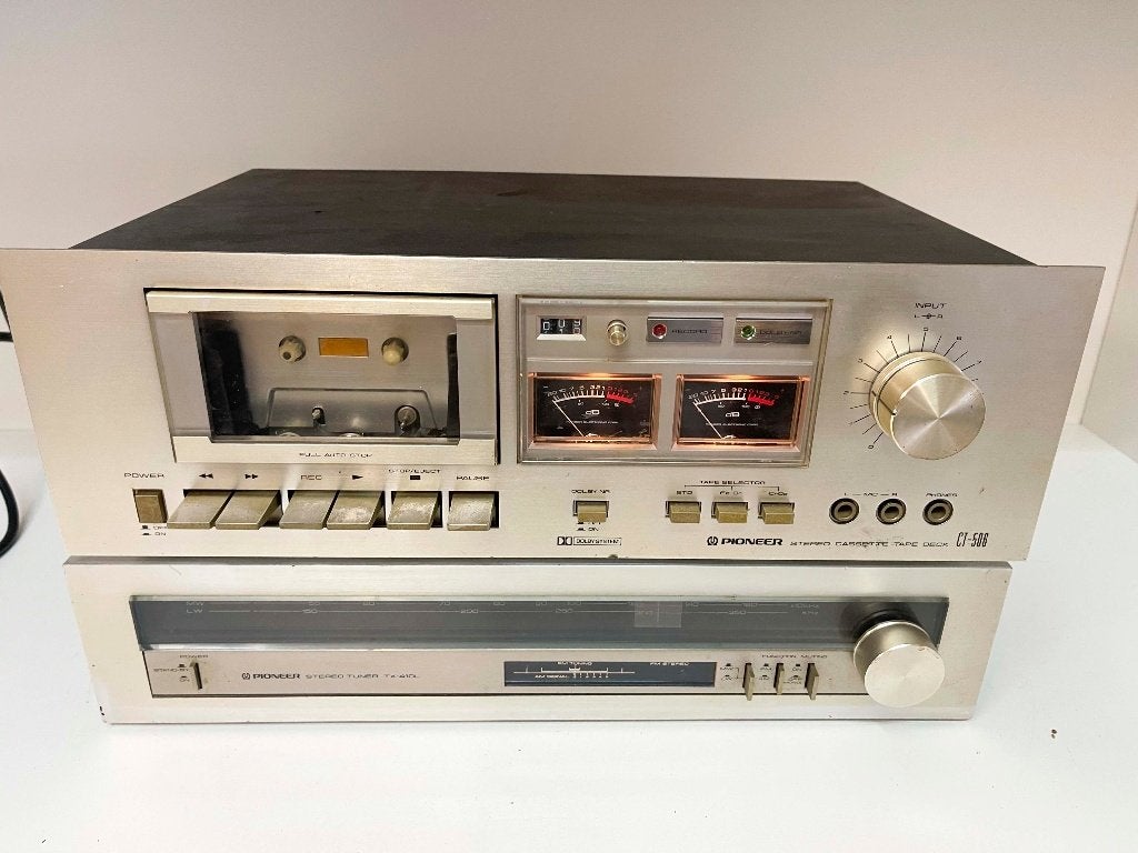 PIONEER CT-506 Cassette Deck & TX-410 + Tuner set, Overige merken, N, N, Enkel