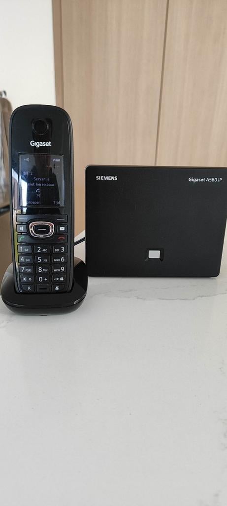 Siemens Gigaset handset C59H en basissta A580 IP en analoog, Ophalen, 1 handset