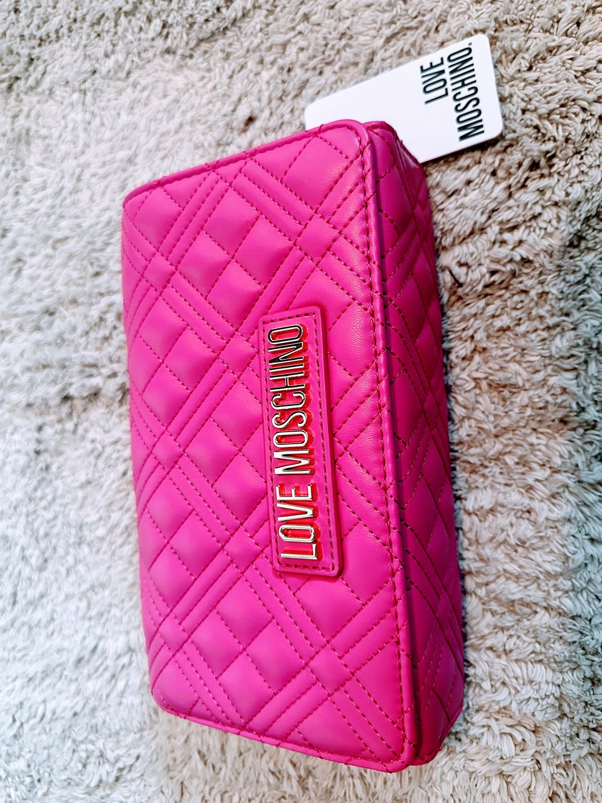 Love Moschino Gewatteerde Schoudertas - Nieuw, Ophalen of Verzenden, Nieuw, Roze, Schoudertasje