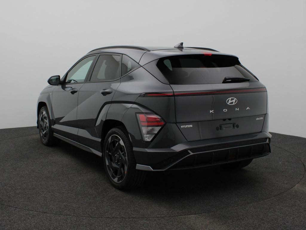 Hyundai Kona Electric N Line Business 64.8 kWh | Warmtepomp, Auto's, Hyundai, Stof, Met garantie (alle), Nieuw, 204 pk