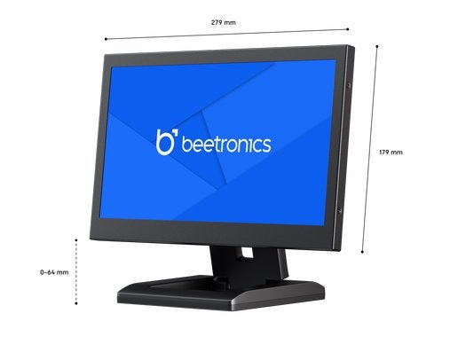 Beetronics 12 Inch Monitor FULL HD “Nieuw!”, Computers en Software, IPS, 101 t/m 150 Hz, In hoogte verstelbaar, Ophalen of Verzenden