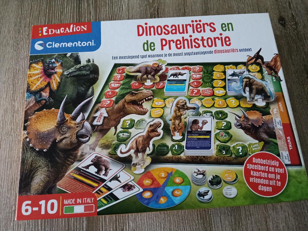 Te koop: Bordspel Dinosauriers en de prehistorie - 6+, Hobby en Vrije tijd, Gezelschapsspellen | Bordspellen, Ophalen of Verzenden