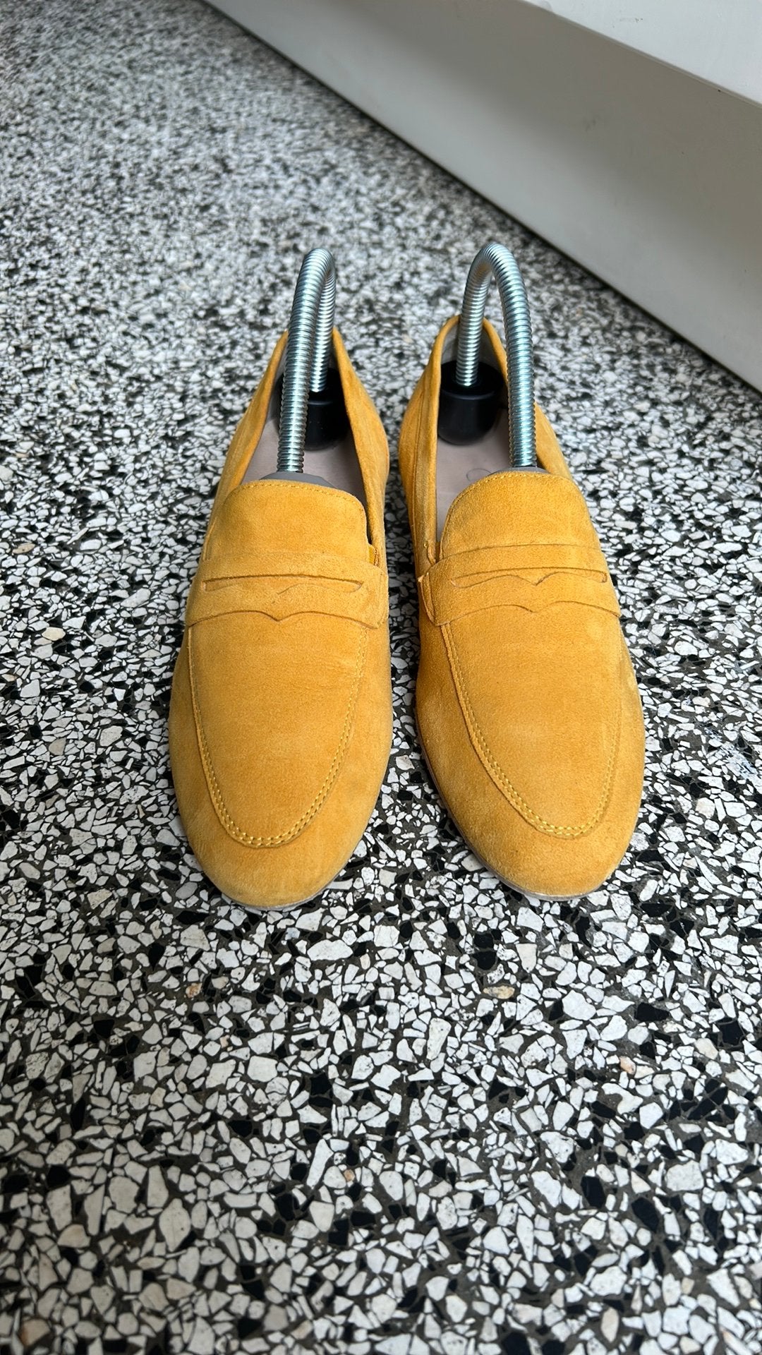 GABOR kerrie-gele suède OPTIFIT loafers mt 37 nieuwstaat, Kleding | Dames, Instappers, Geel, Nieuw, Ophalen of Verzenden