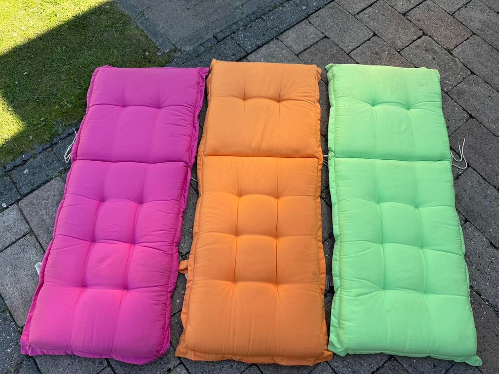 Madison Tuinstoelkussens 50x120cm (6 stuks), Ophalen, Gebruikt