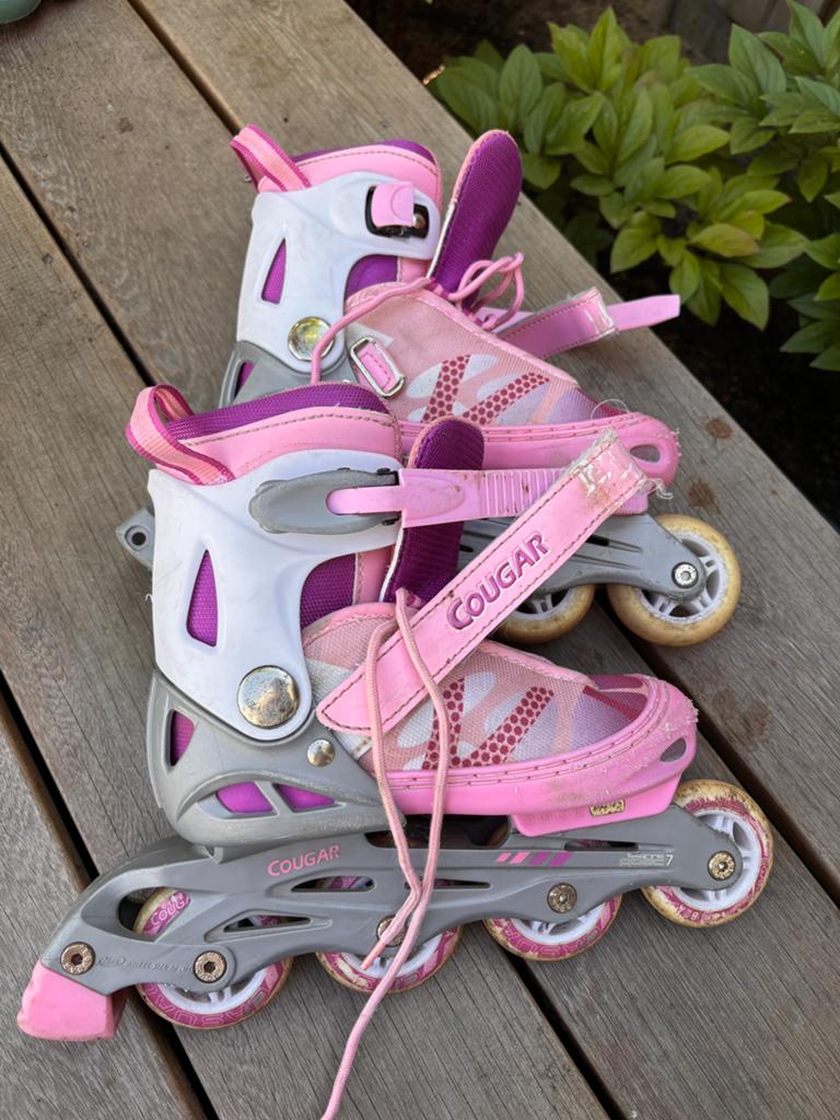 Skeelers met 4 wielen en stop. Maat 35-38, Kinderen, Inline skates 4 wielen, Ophalen, Overige merken