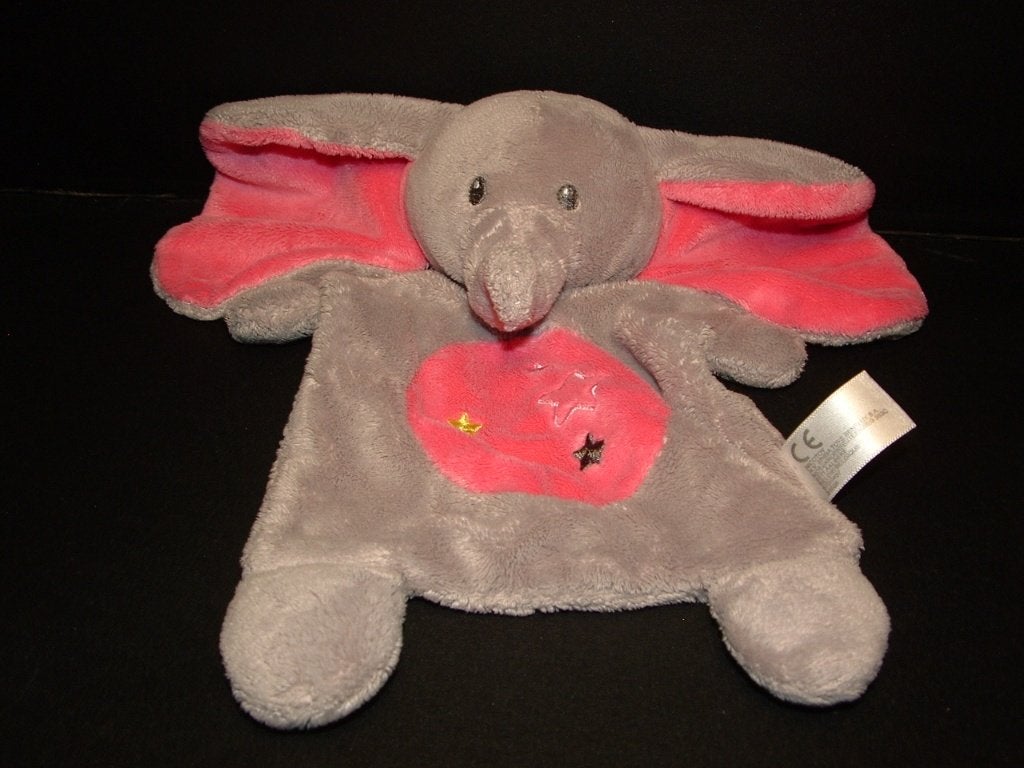SIMBA NICOTOY OLIFANT KNUFFELDOEKJE VELOURS GRIJS ME, Verzenden, Nieuw, Overige typen