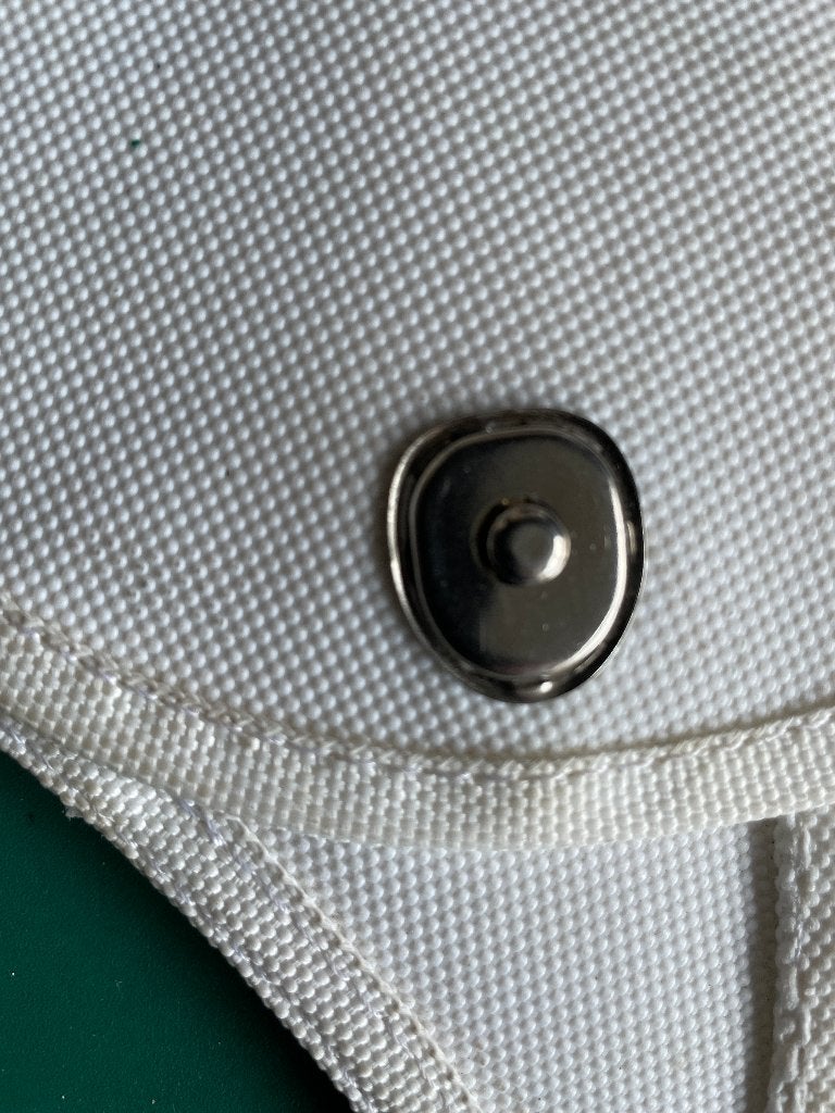 Wit canvas holster origineel post wo2 ww2, Ophalen of Verzenden, Landmacht, Overige gebieden