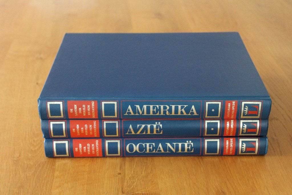 Amerika Azië Oceanië, De landen der wereld en hun beschaving, Boeken, Encyclopedieën, Los deel, Lekturama, Overige onderwerpen
