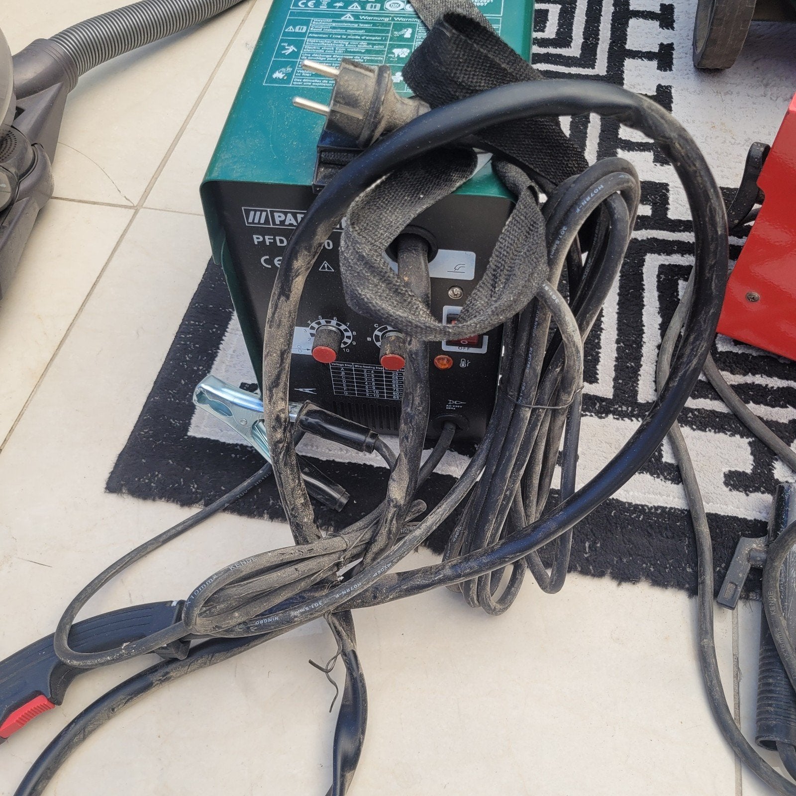 Parkside Lasapparaat PFD 120 A1, Doe-het-zelf en Verbouw, Gereedschap | Lasapparaten, Ophalen of Verzenden, Gebruikt, Minder dan 150 ampère