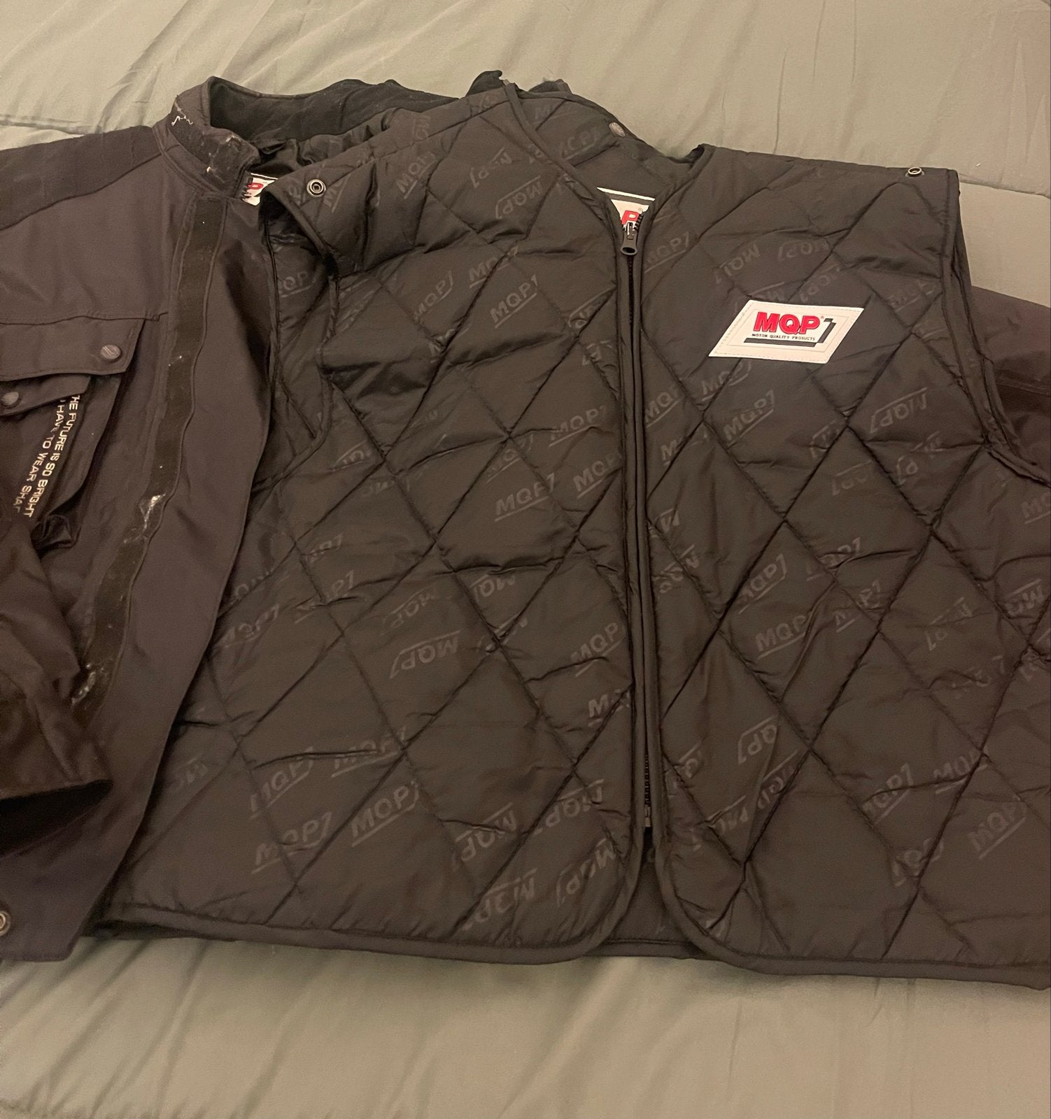 Motorjack maat L met uitneembare bodywarmer, Ophalen of Verzenden, Heren, Jas | textiel