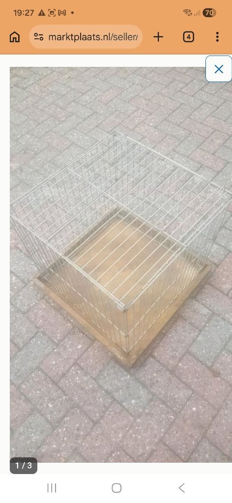 dieren kooi, Ophalen of Verzenden, Minder dan 75 cm, Kooi, Minder dan 60 cm