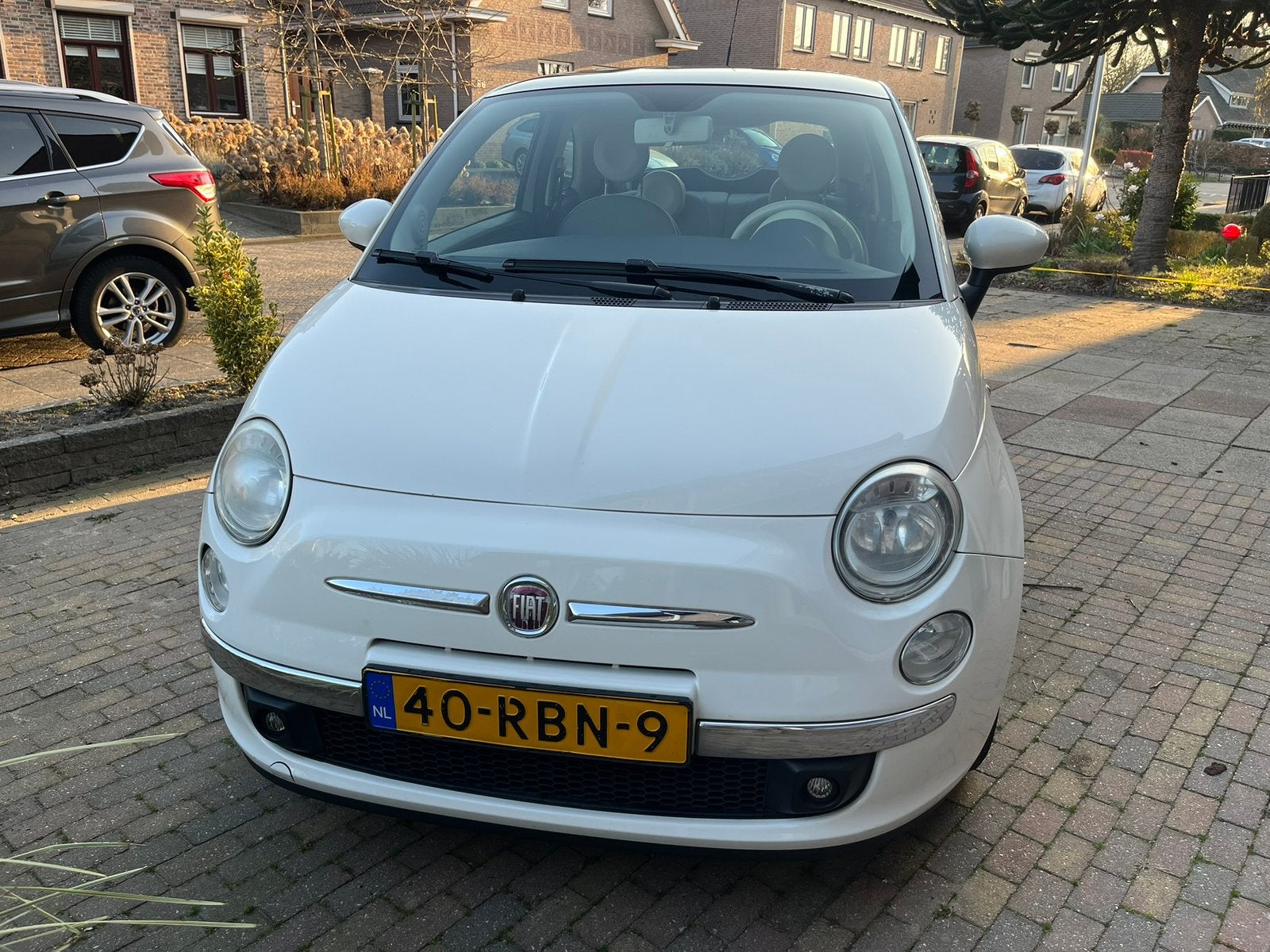 Fiat 500 0.9 Twinair 2011 Wit, Voorwielaandrijving, 31 €/maand, Handgeschakeld, Particulier