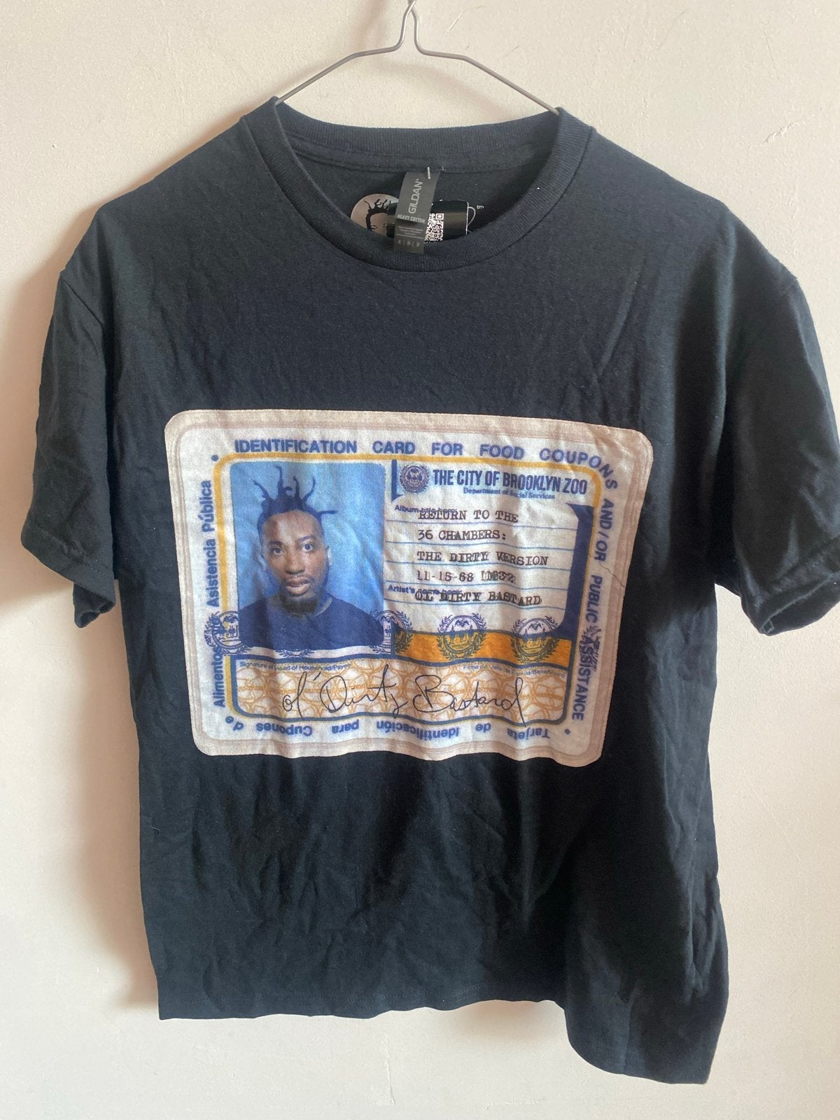 Ol' Dirty Bastard T-shirt - Ongebruikt, Verzenden, Nieuw, Maat 48/50 (M), Zwart