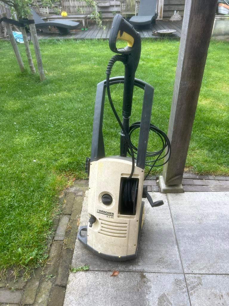 Kärcher K5.85 hogedrukreiniger - drukschakelaar defect, Tuin en Terras, Hogedrukreinigers, Ophalen of Verzenden, Gebruikt, Elektrisch