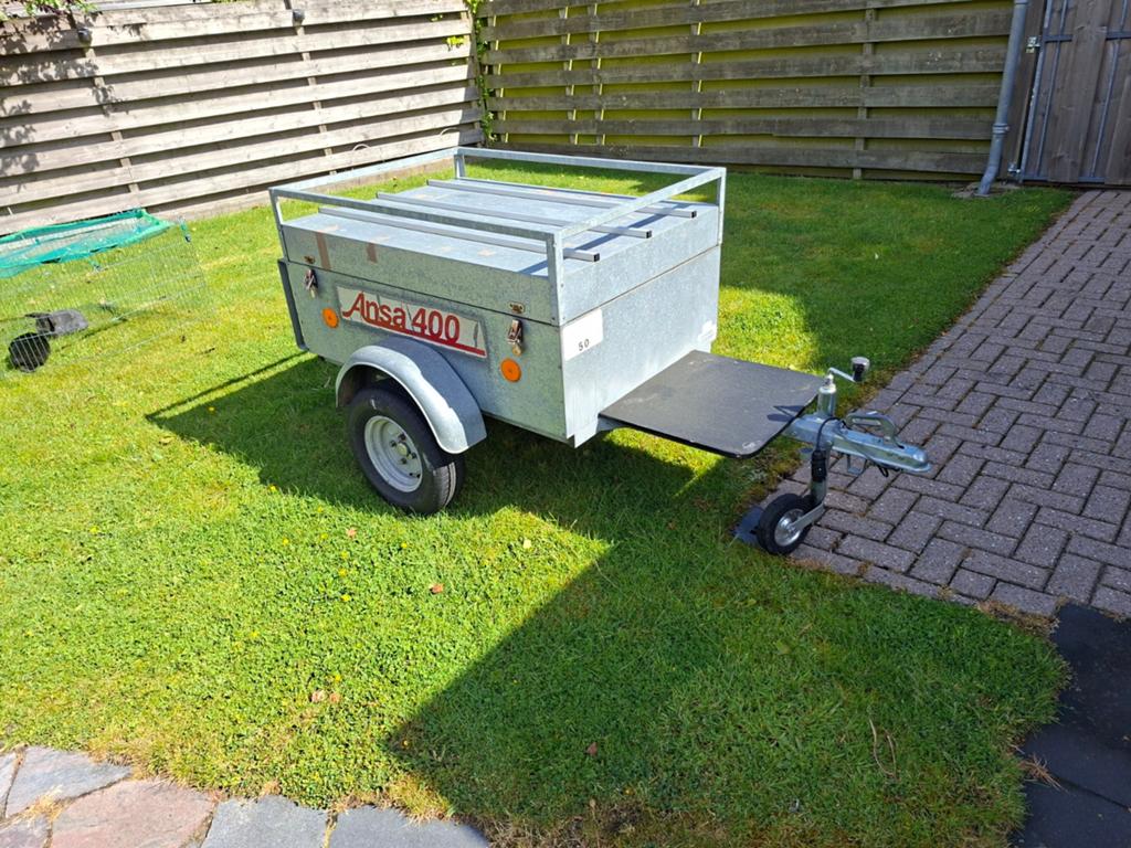 Ansa 400 bagagewagen met plateau, Auto diversen, Aanhangers en Bagagewagens, Ophalen, Gebruikt