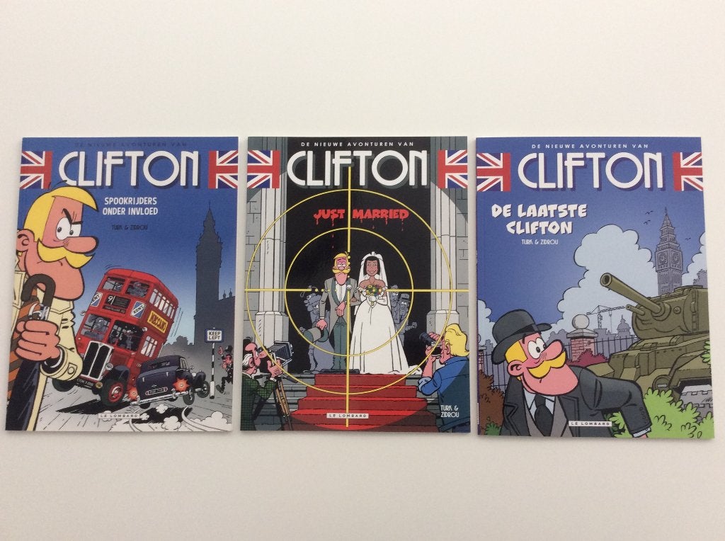 Clifton - De nieuwe avonturen van Clifton - deel 1 t/m 3, Complete serie of reeks, Ophalen of Verzenden, Nieuw, Turk & Zidrou