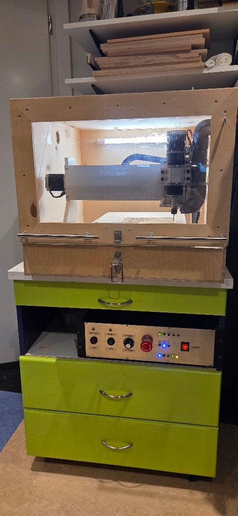 Zeer complete CNC frees met EdingCNC besturing incl. PC, Ophalen, Gebruikt, Elektrisch, Overige soorten