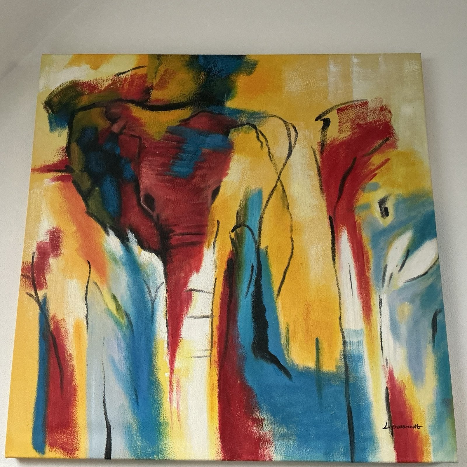 Schilderij L. Paramount. Olifant, Ophalen