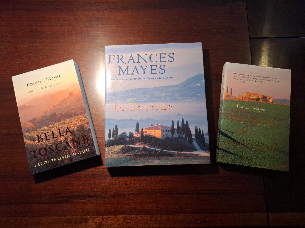 3 boeken van Frances Mayes over Toscane (gesigneerd), Ophalen of Verzenden, Gelezen, Frances Mayes, Europa