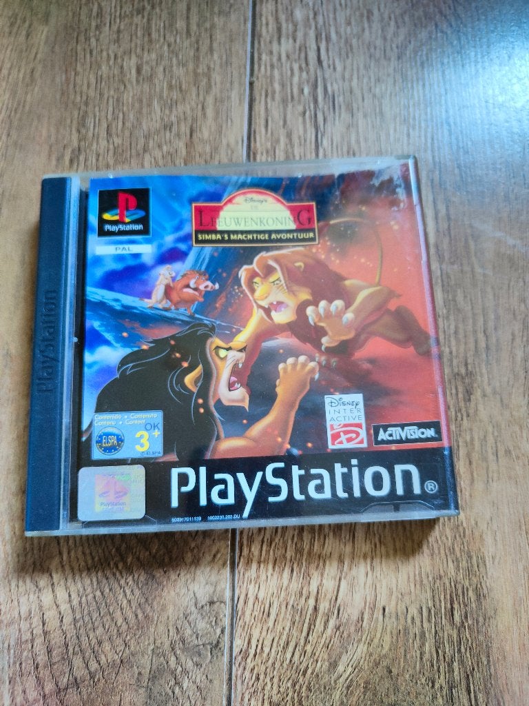 PS1 Spel - Disney's Leeuwenkoning Simba's Machtige Avontuur, Spelcomputers en Games, Games | Sony PlayStation 1, Avontuur en Actie