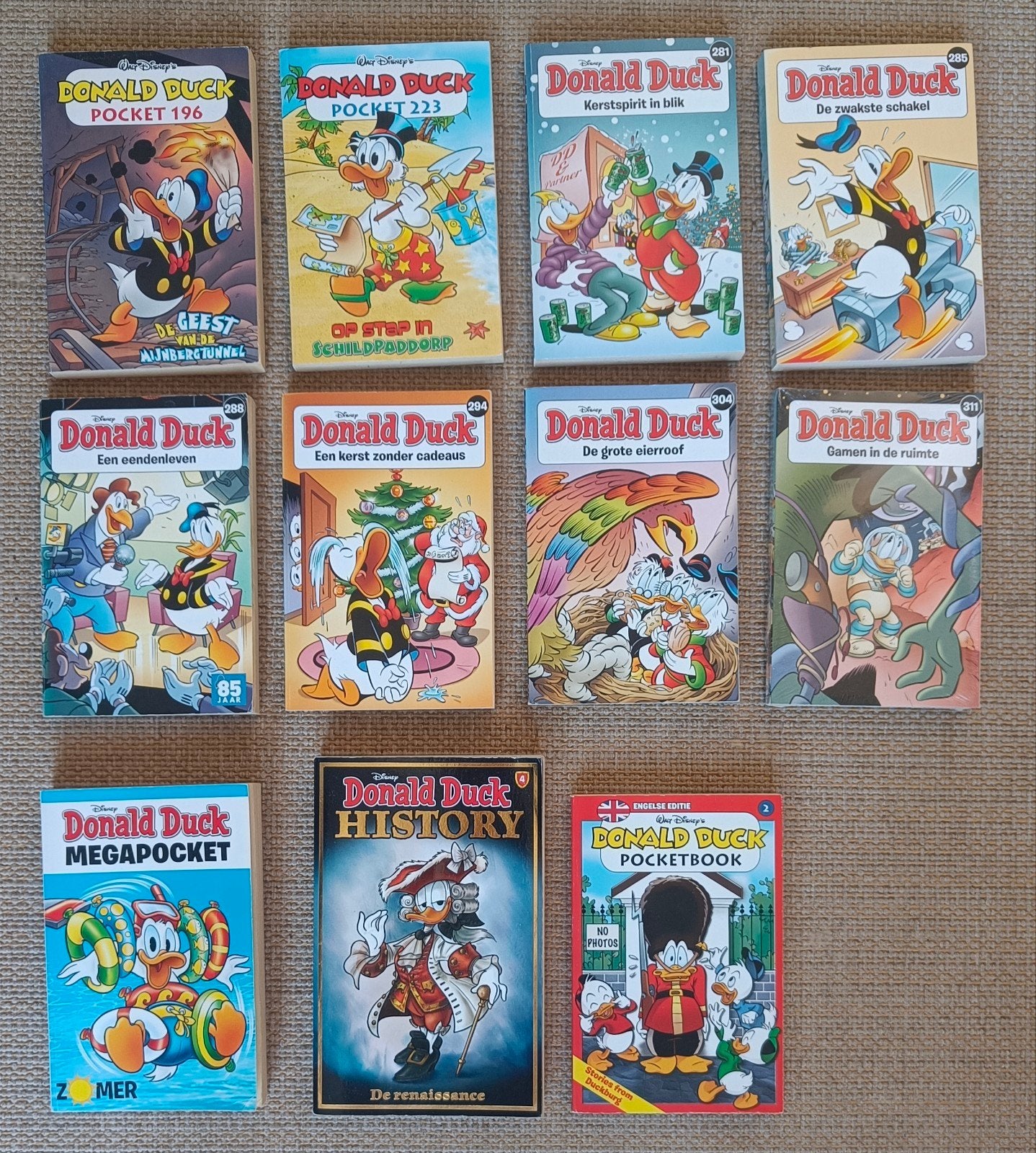 Donald Duck Pockets, Meerdere comics, Ophalen, Zo goed als nieuw, Europa
