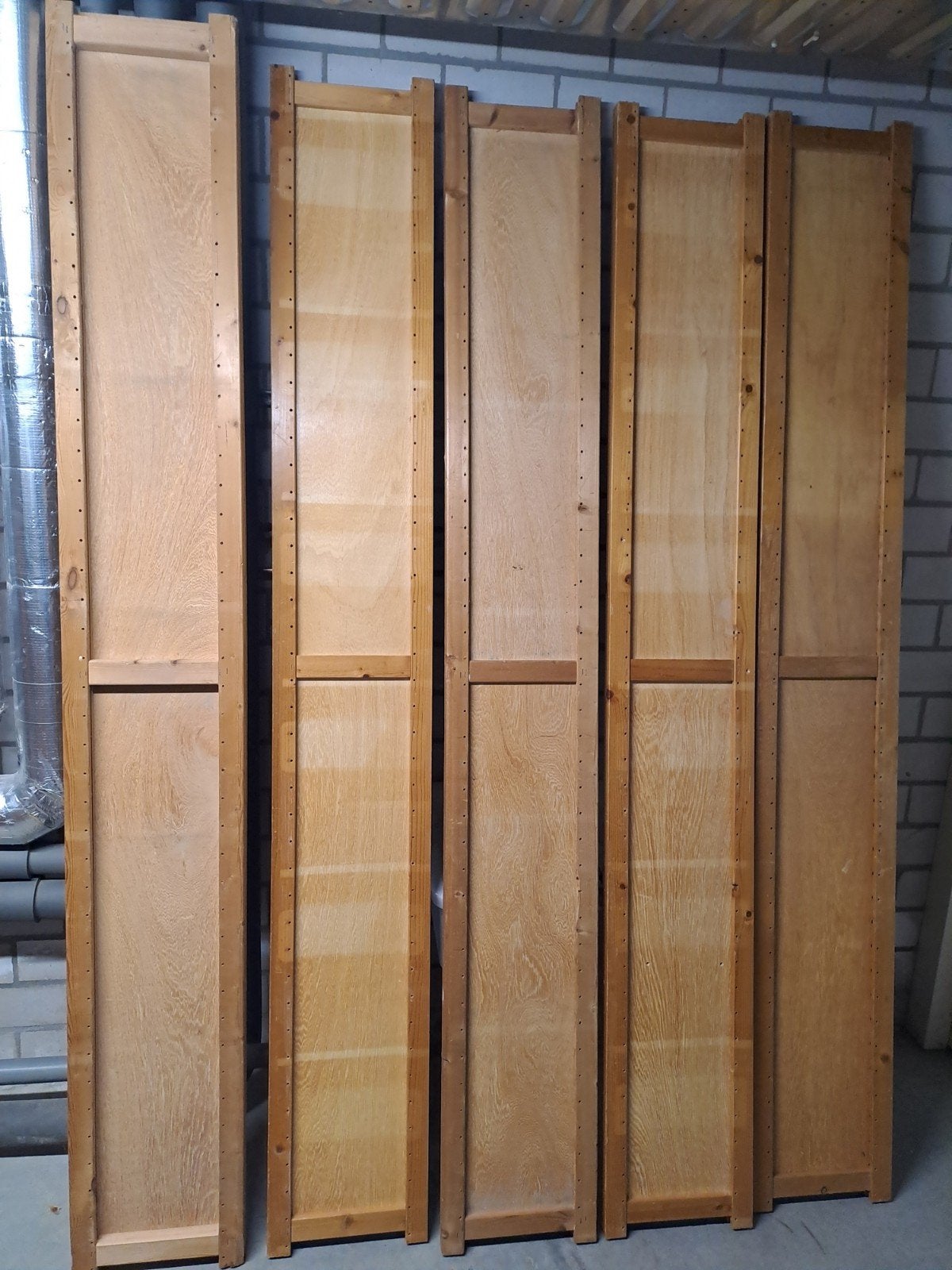 Houten Lundia stellingkast - 4 meter breed, Ophalen, Gebruikt