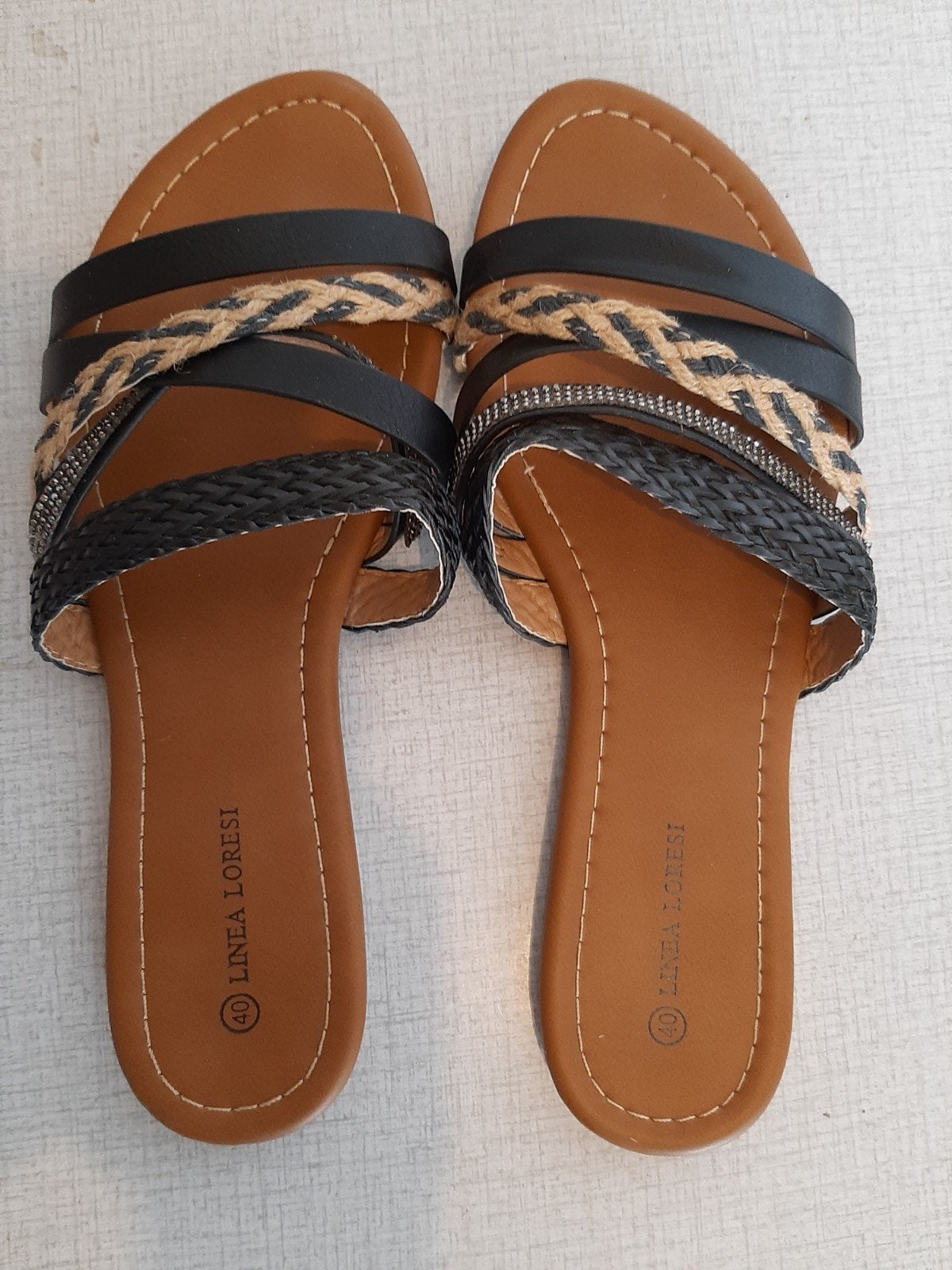 Ella Cruz sandalen Linea Loresi maat 40 als nieuw in doos, Ophalen of Verzenden, Nieuw, Zwart, Sandalen of Muiltjes