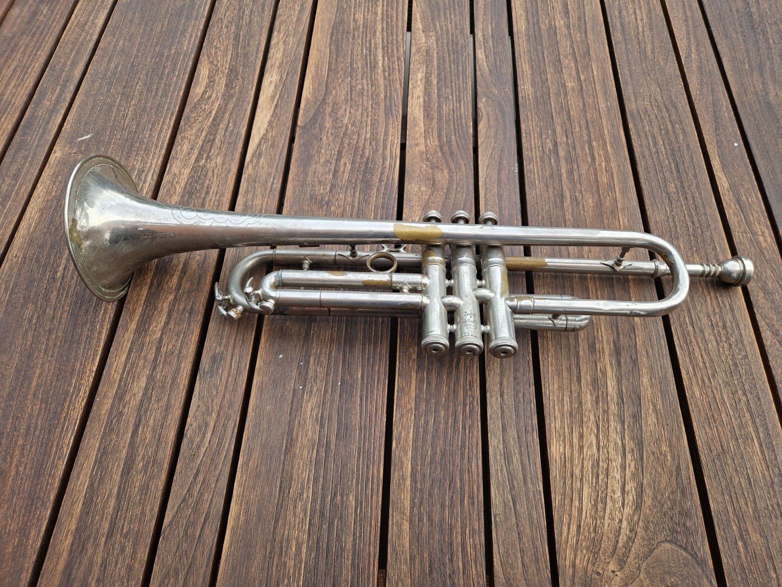 Vintage trompet solist 880 trill gebr. De Prins, Ophalen of Verzenden, Gebruikt