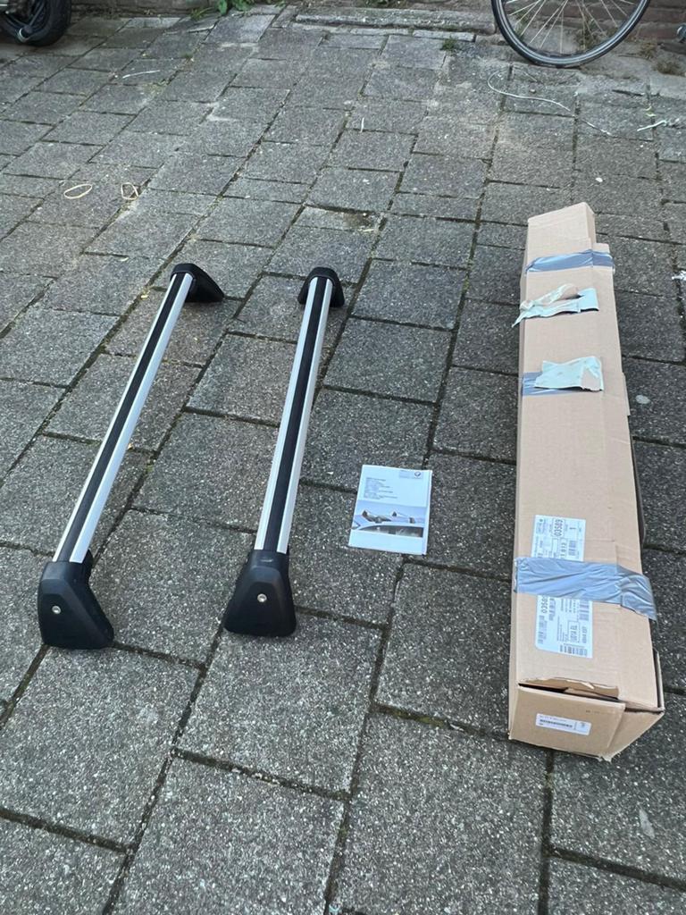 Originele van Dealer BMW Dakdragers, Auto diversen, Dakdragers, Ophalen, Zo goed als nieuw