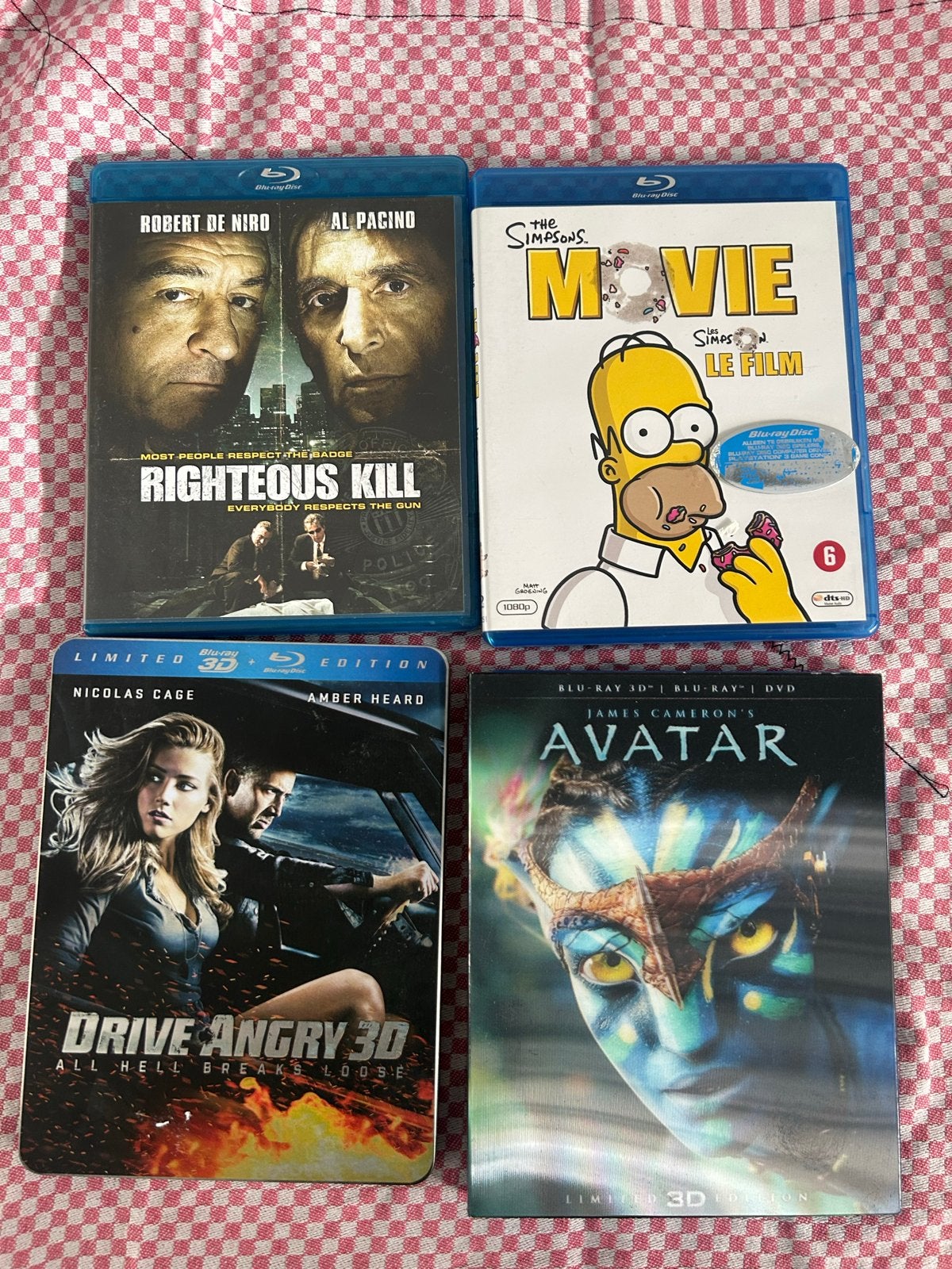 Blu-ray filmcollectie: The Simpsons, Avatar, Drive Angry 3D,, Ophalen, Nederlands, Actie, Filmcollectie