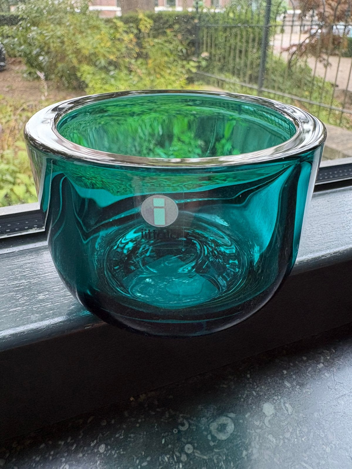 Iittala Valkea waxinelichtje zeeblauw, Ophalen of Verzenden